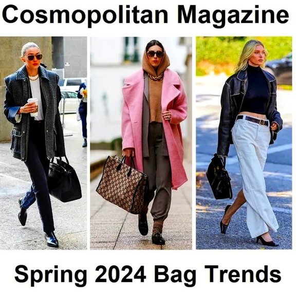 Cosmopolitan Magazine Spring 2024 Bag Trends! - Picture 1 of 15